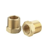 خيط ذكر براس نحاسي 3/8 "- 1/4" محول